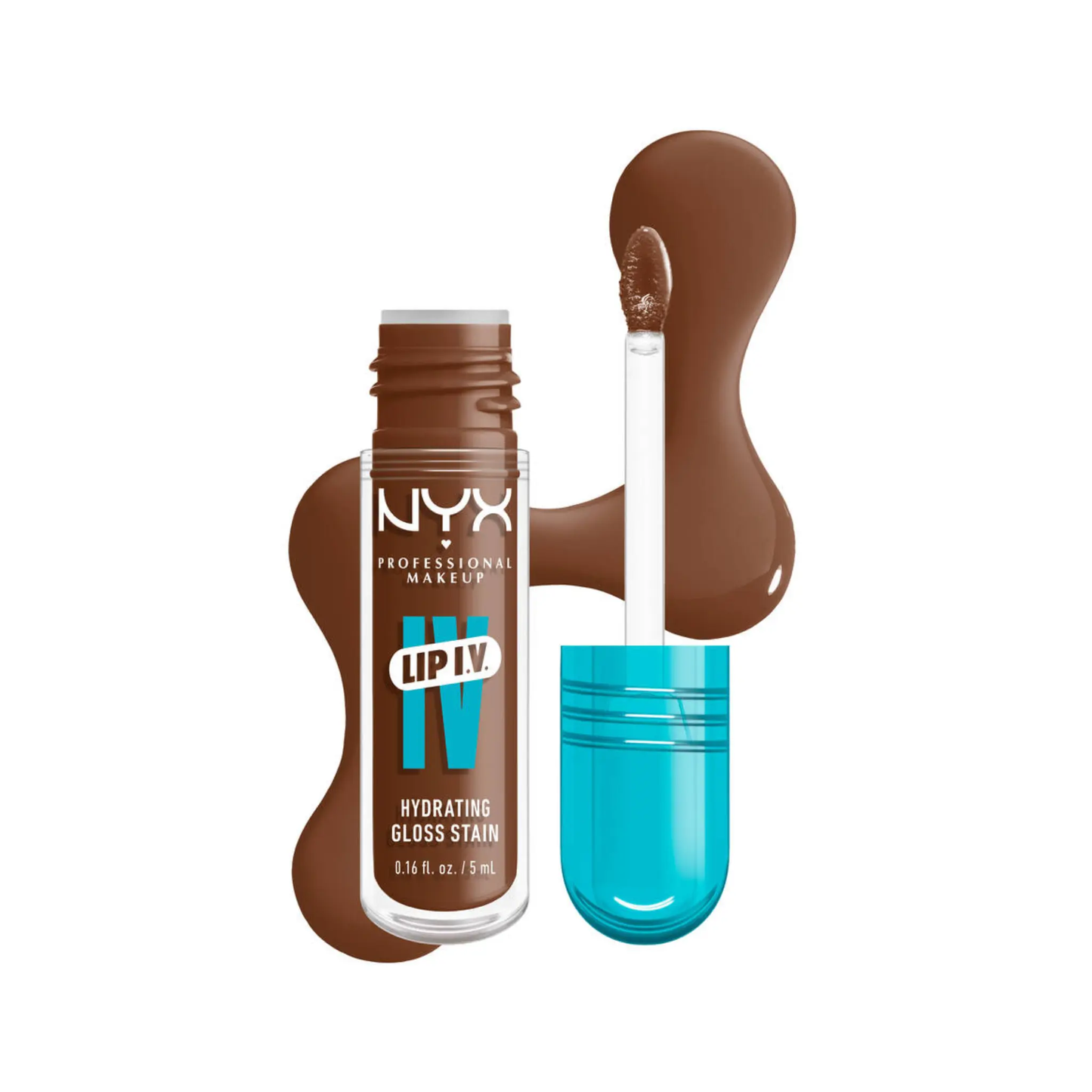 Nyx Lip IV Hydrating Gloss Serum ( 05 Mocha Me Wet ) NYX