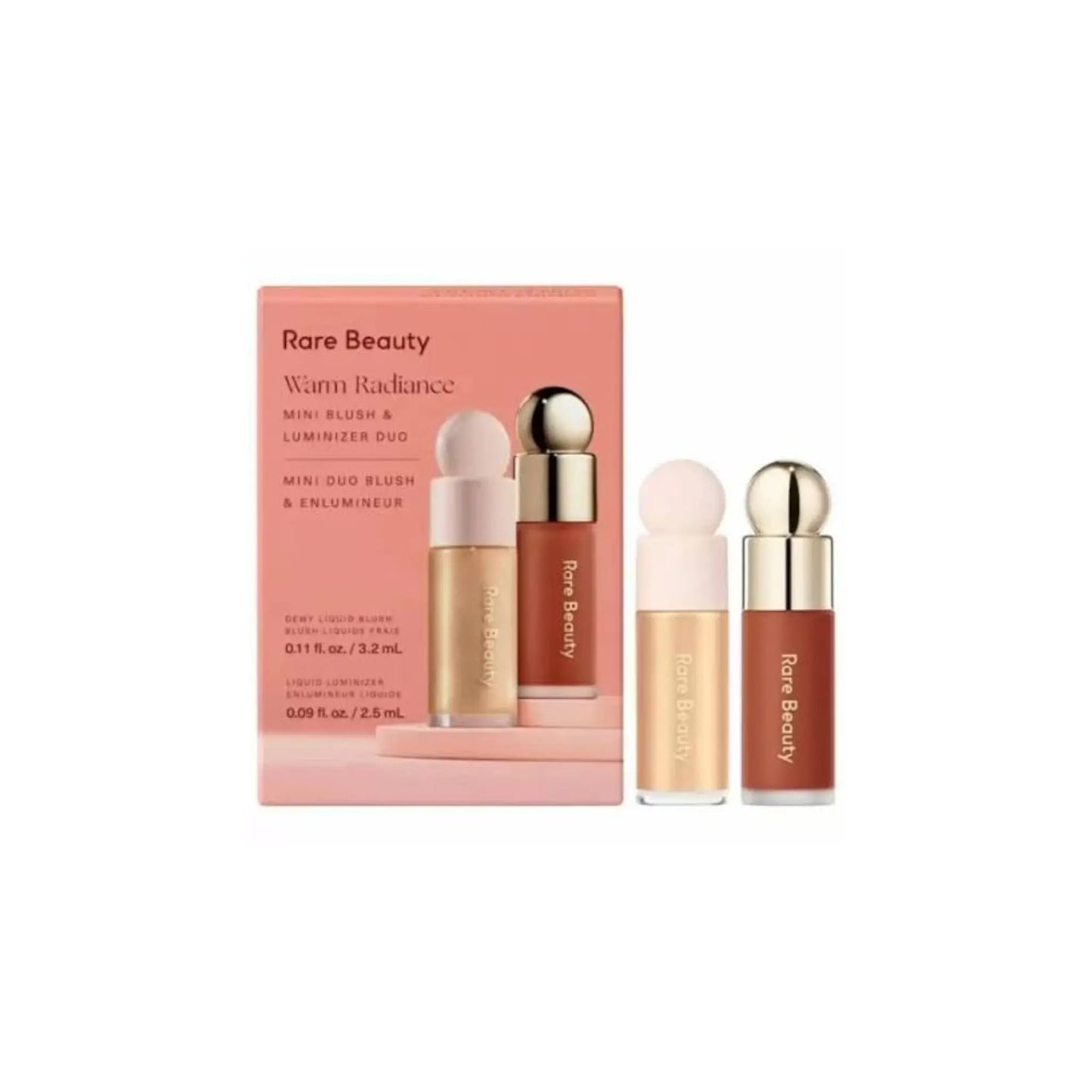 Rare Beauty Warm Radiance Mini Blush & Luminizer Duo Rare Beauty