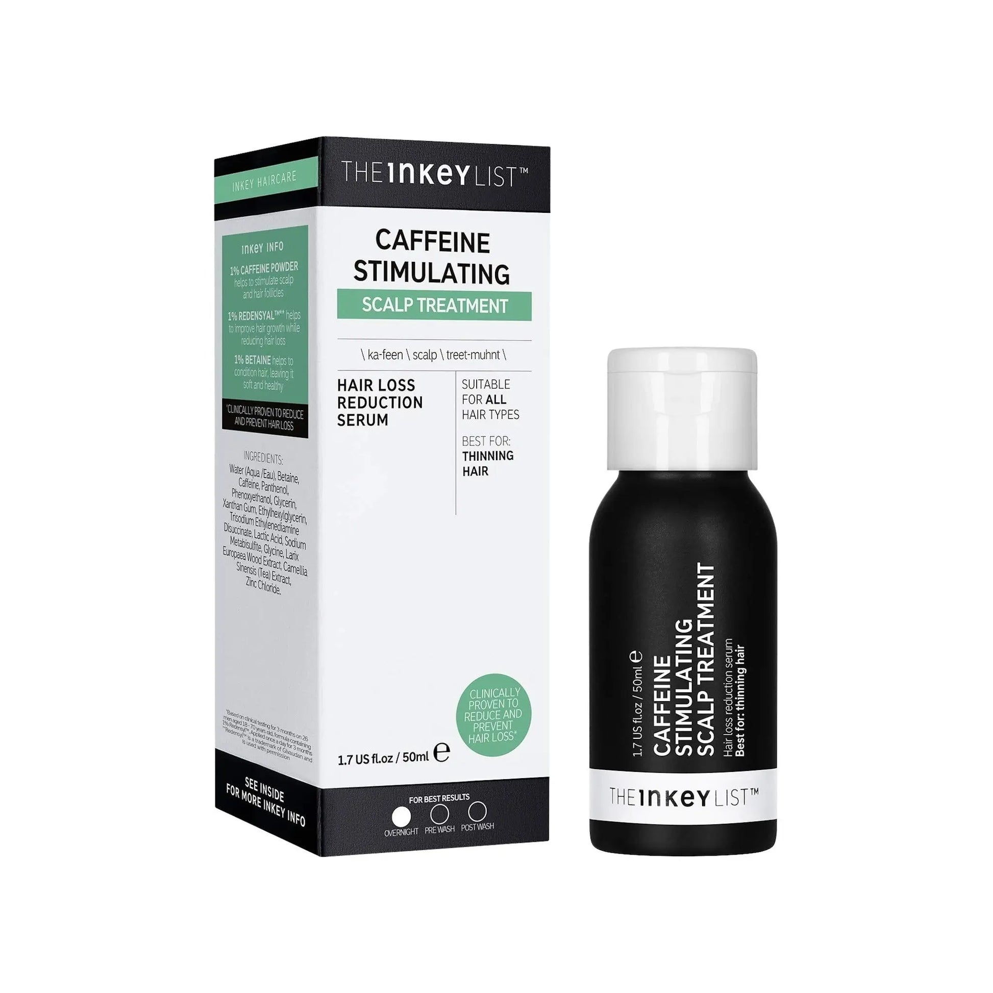 THE INKEY LIST CAFFEINE STIMULATING HAIR SCALP TREATMENT 50 ml The Ordinary