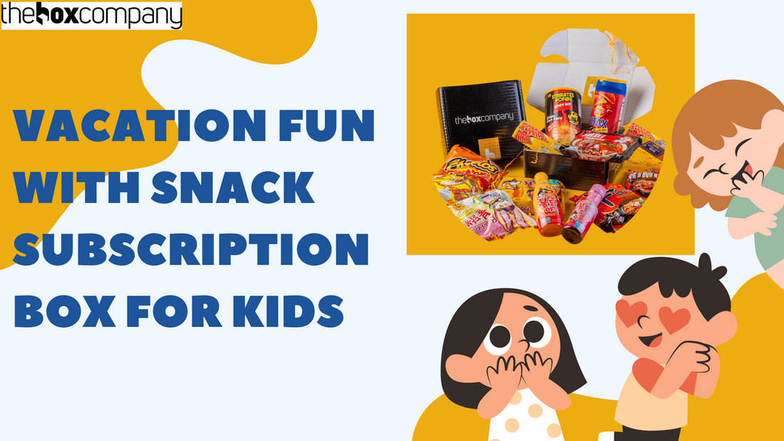 Vacation Fun With Snack Subscription Box For Kids