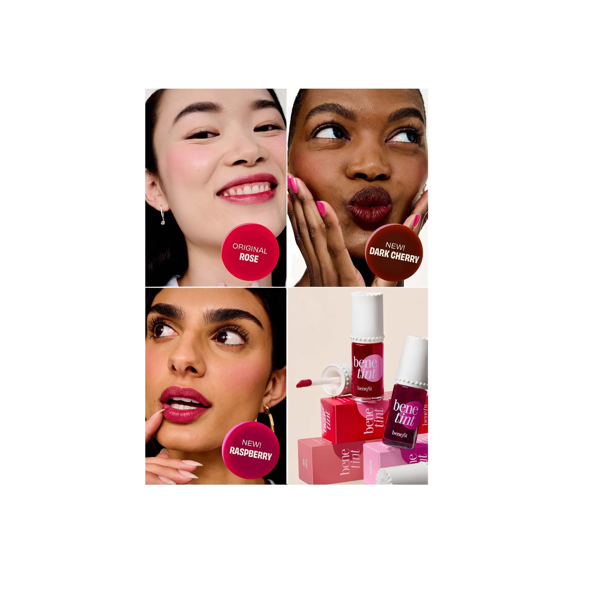 Benefit Dark Cherry Tinted Lip & Cheek Stain 6ML Benefit