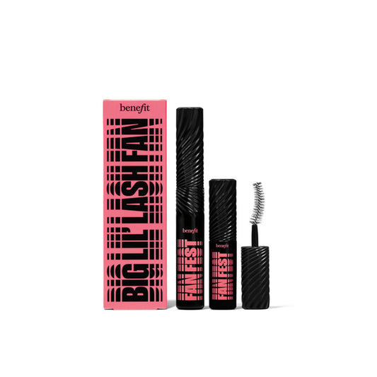 Benefit Fan Fest Big Lil  Lash Fan Kit Mascara ( Hyper Black ) Benefit