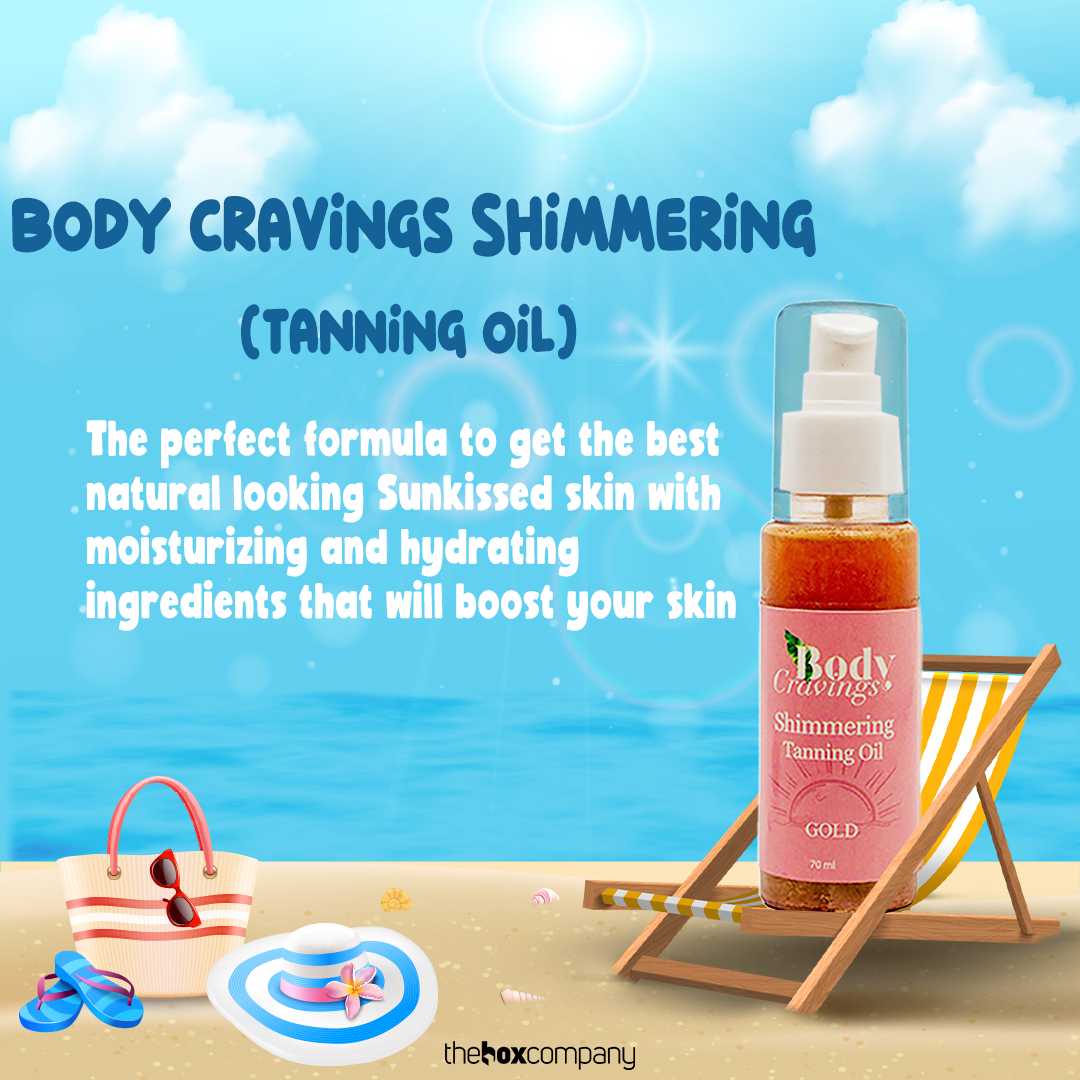 Body Cravings Shimmering Tanning Oil 70ml Body Craving