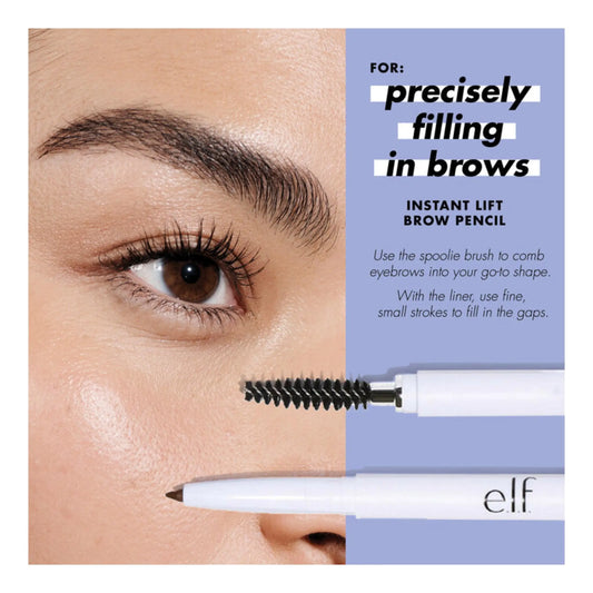 Elf Instant Lift Brow Pencil Set of 2  (Neutral Brown) 18g ELF