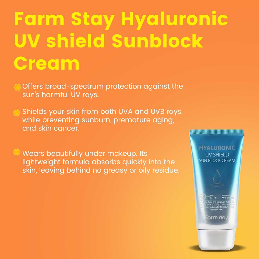 FARMSTAY HYALURONIC SUNCREAM Farmstay