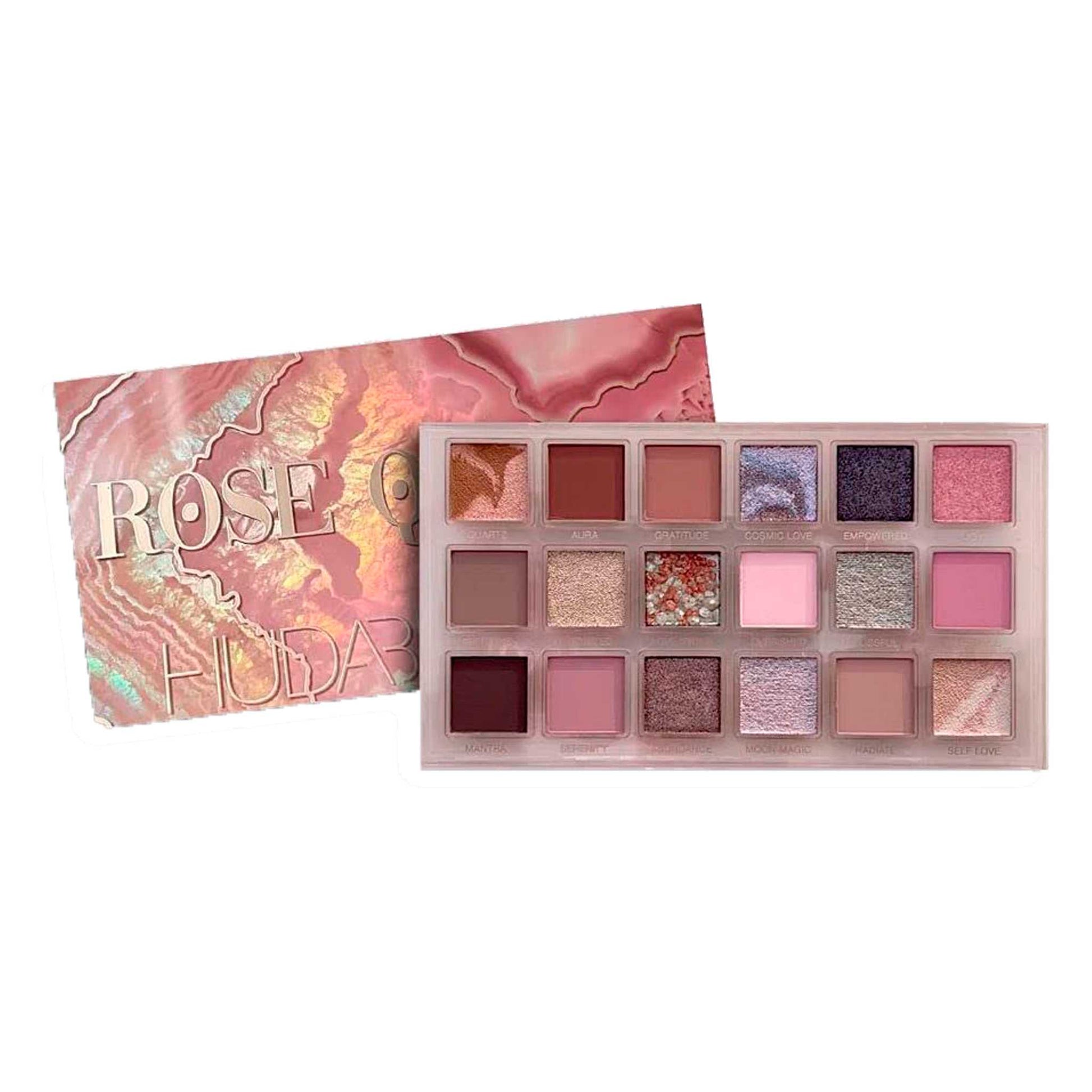 HUDABEAUTY ROSE QUARTZ EYESHADOW PALETTE Huda Beauty