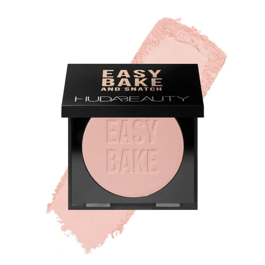 Huda Beauty Easy Bake and Snatch Pressed Brightening  and Setting Powder (Cherry Blossom Cake) Huda Beauty