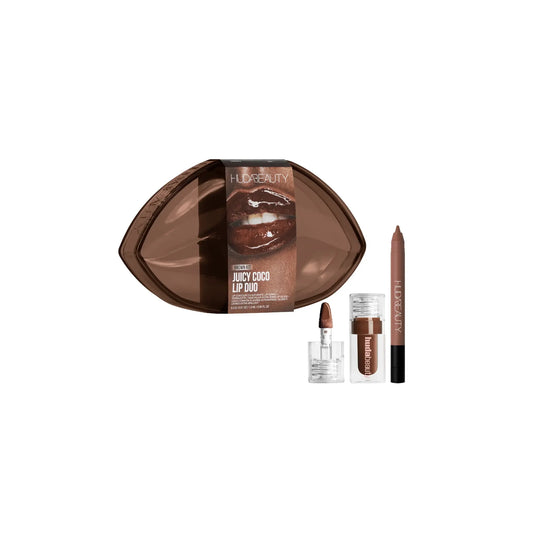 Huda Beauty Juicy Coco Lip Duo ( Brown Kit ) Huda Beauty