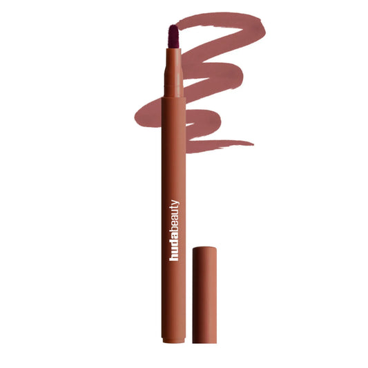 Huda Beauty Lip Contour Stain Lip Tint ( Warm Brown ) Huda Beauty