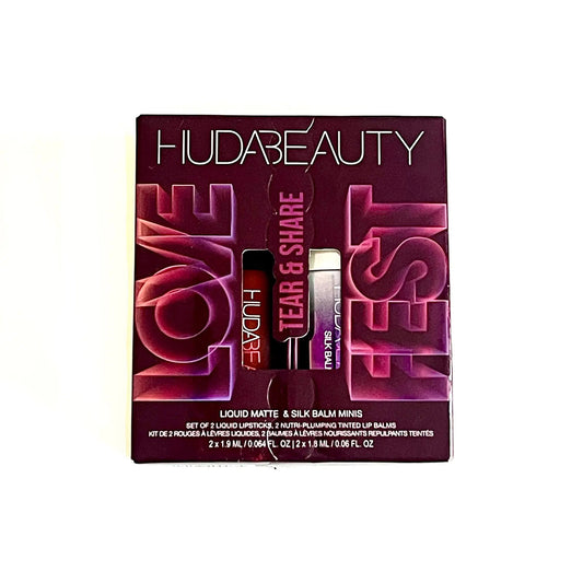 Huda Beauty Tear & Share Liquid Matte & Silk Balm Minis Huda Beauty