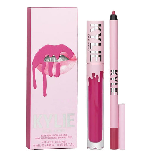 Kylie Matte Liquid LipStick & Lip Liner ( 100 Posie K Matte ) Kylie Cosmetics