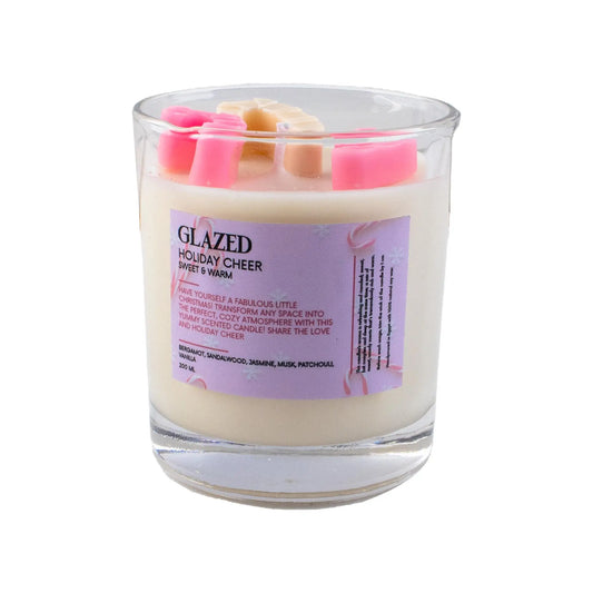 LIMITED EDITION GLAZED CHRISTMAS CANDLE Glazed