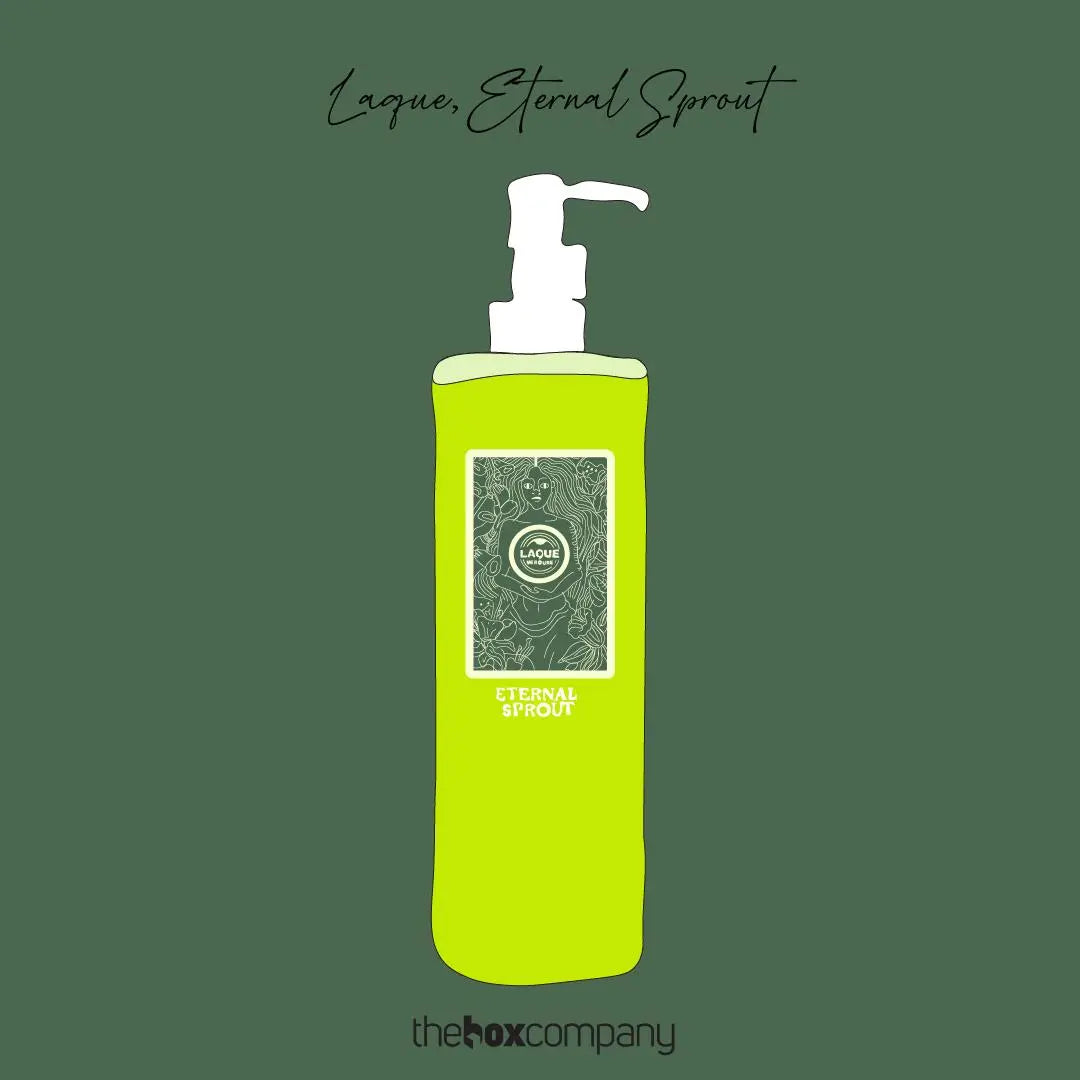 Laque Eternal Sprout Cleansing Body Gel + Chamomile , Honey & Urea 500ml Laque