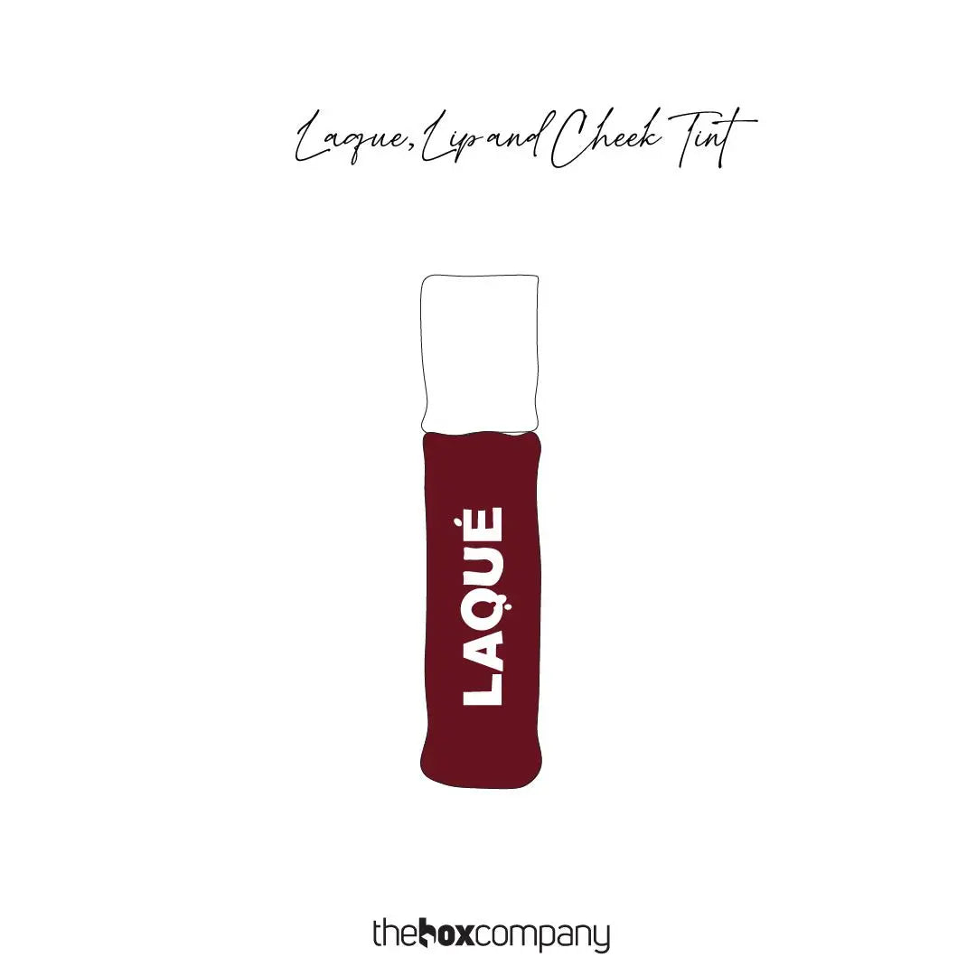 Laque Its All Natural Hydrating Hot Red Lip & Cheek Tint With Glycerin Laque