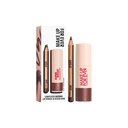 Make Up For Ever Limitless Brown ( Lip Pencil & Gloss Duo ) Makeup for ever