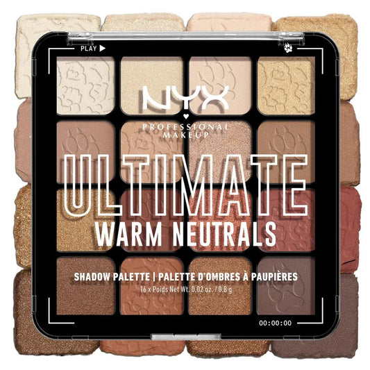 NYX Professional Makeup Ultimate Eye Shadow Palette ( Warm Neutrals ) NYX