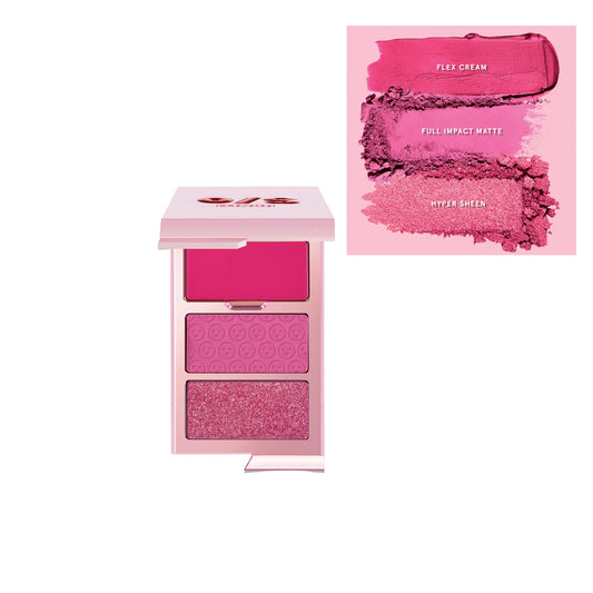 One / Size Cheek Clapper 3D Blush Trio ( Gworly Pop ) One Size