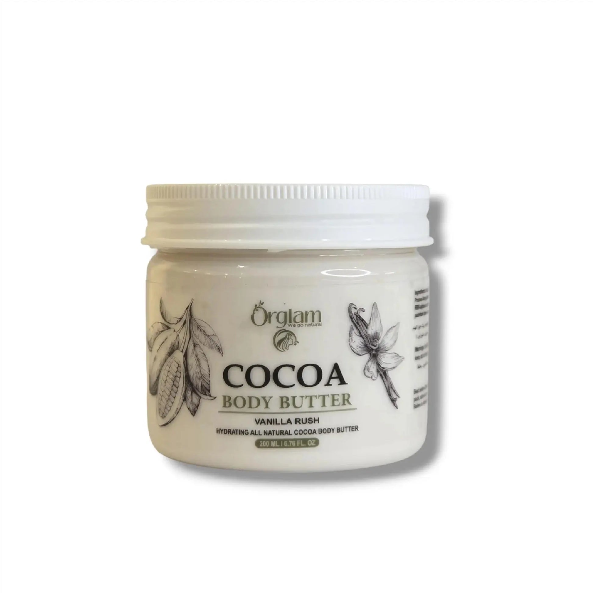 Orglam Cocoa body butter Vanilla Rush 200ML Orglam