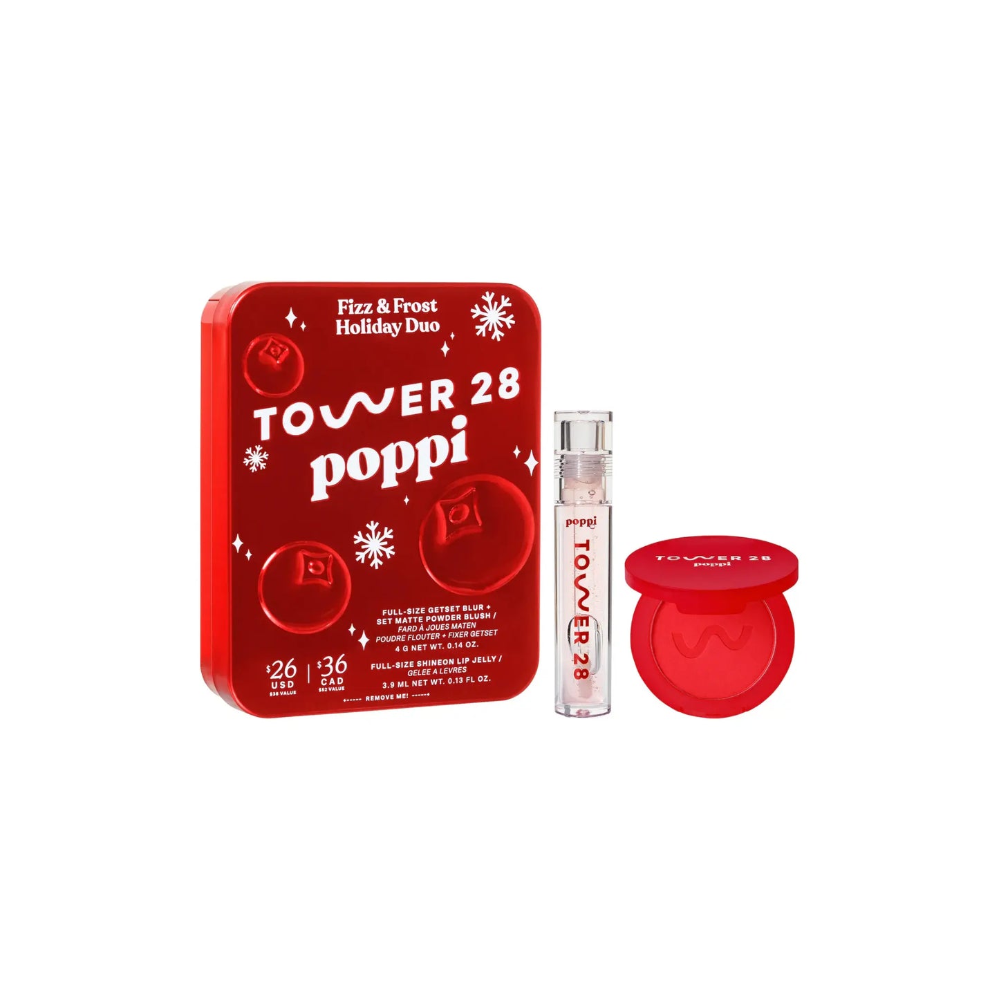 Tower 28 & Poppi ( Fizz and frost Holiday Duo ) Tower 28