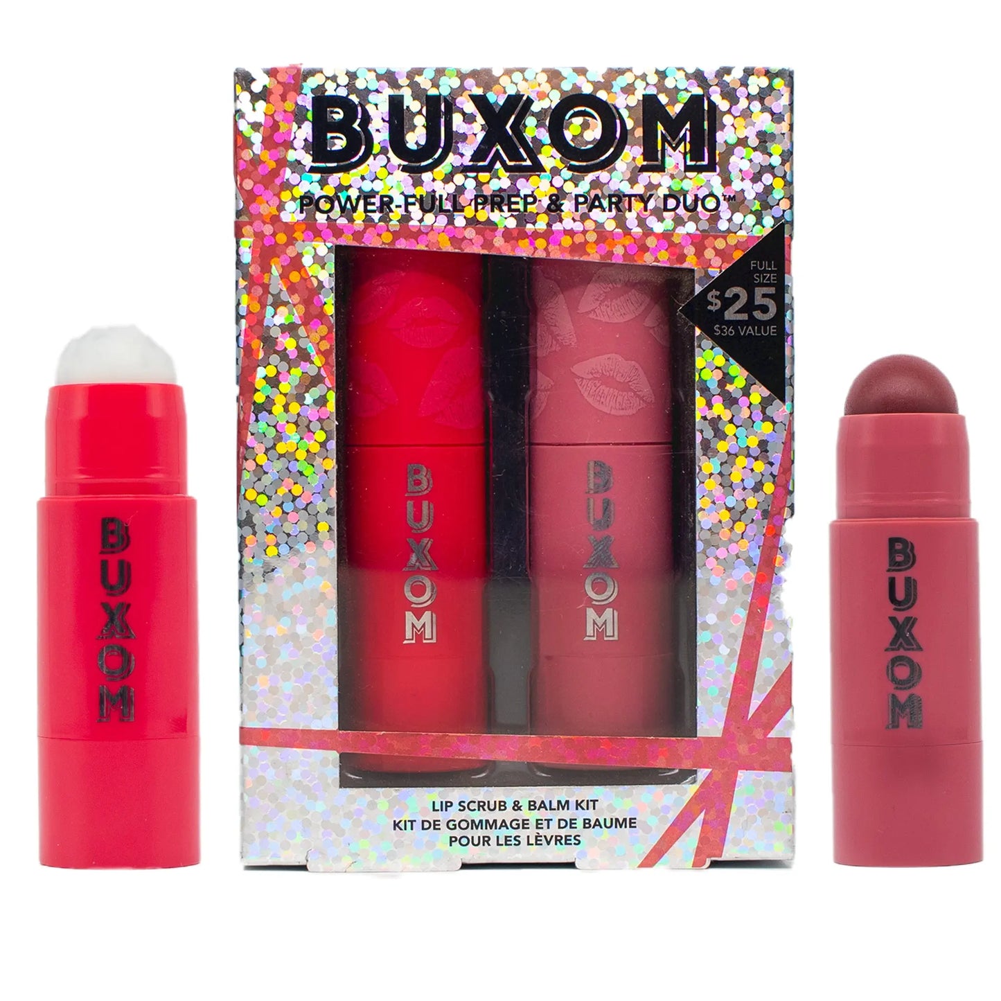 BUXOM Power-Full Prep & Party Duo (Lip Scrub & Balm) BUXOM