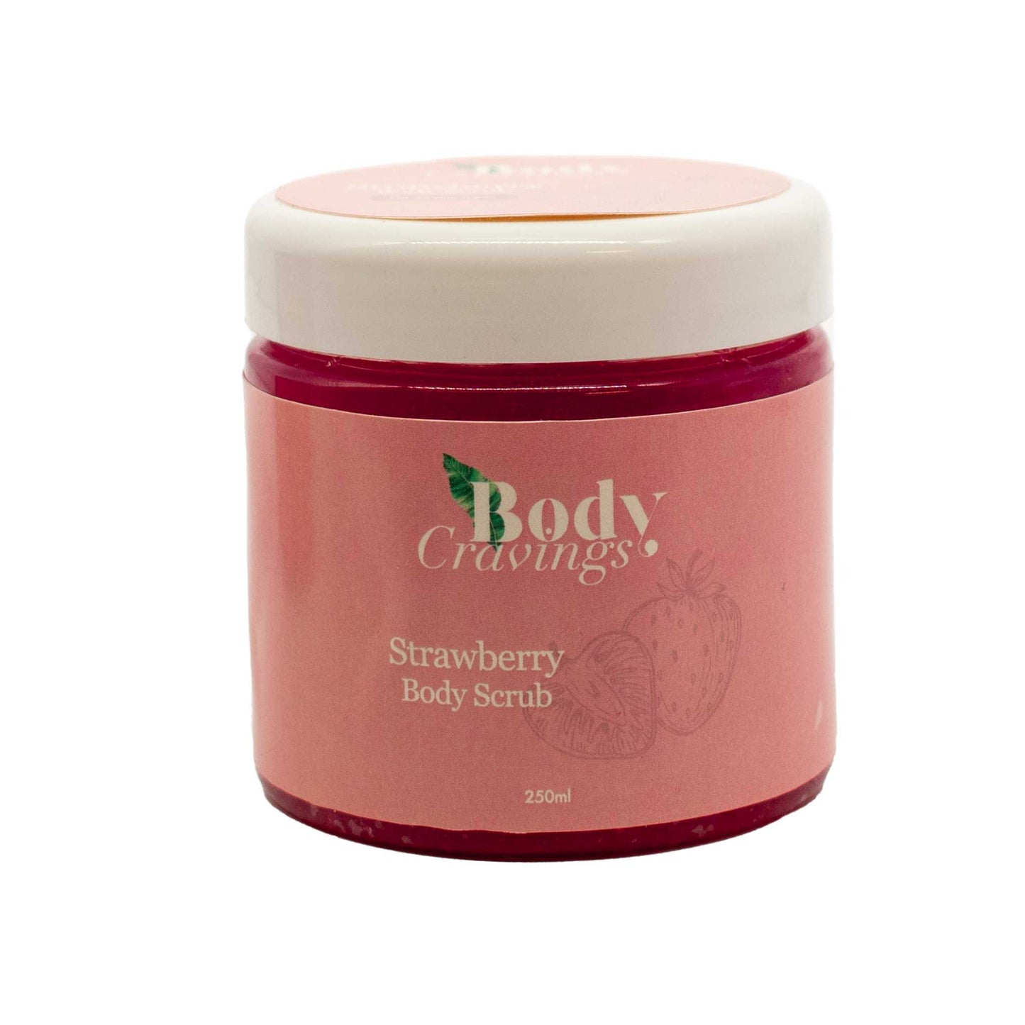 Body Cravings Strawberry  Body Scrub 250ml Body Craving