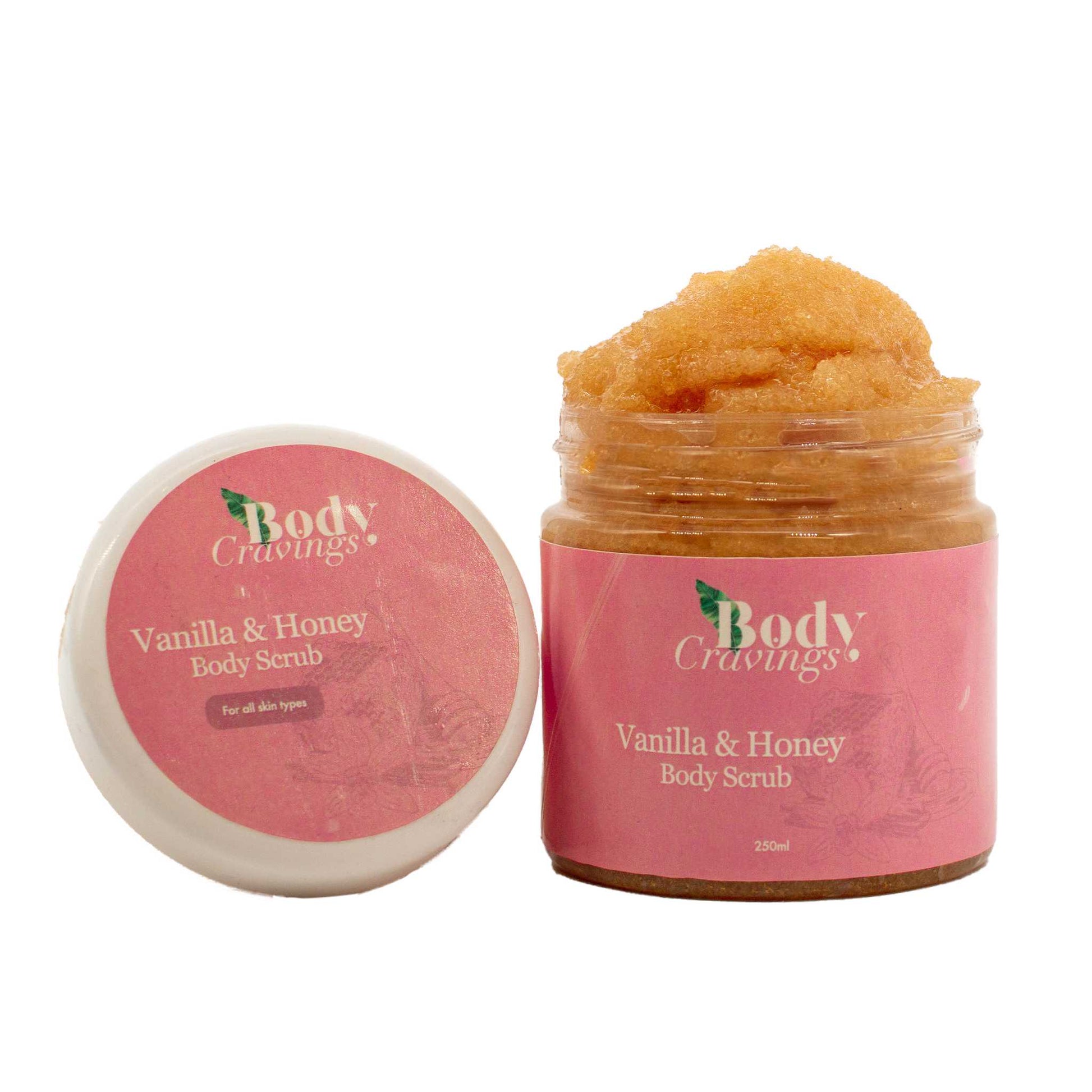 Body Cravings Vanilla & Honey Body Scrub 250ml Body Craving