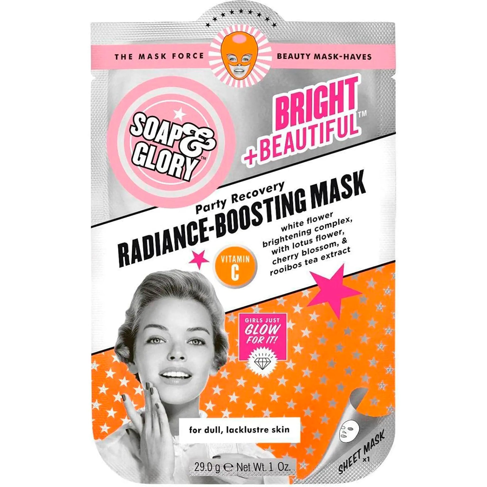 Soap & Glory Bright & Beautiful Radiance-Boosting Sheet Mask Soap and Glory
